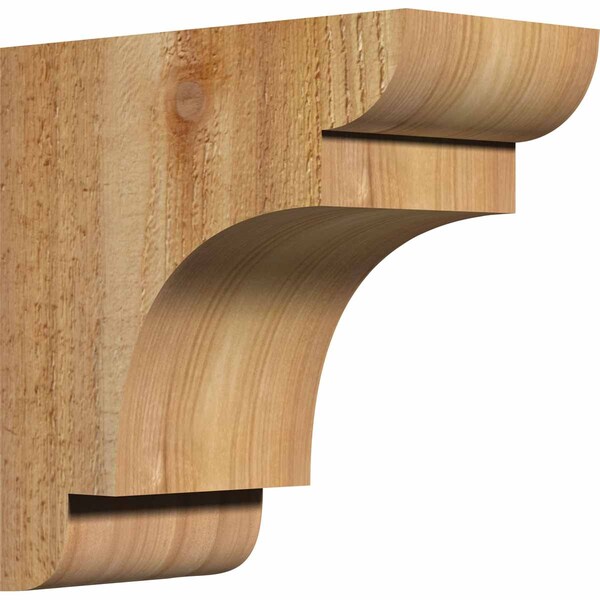 Ekena Millwork New Brighton Rough Sawn Corbel, Western Red Cedar, 4"W x 8"D x 8"H COR04X08X08NEB00RWR - main
